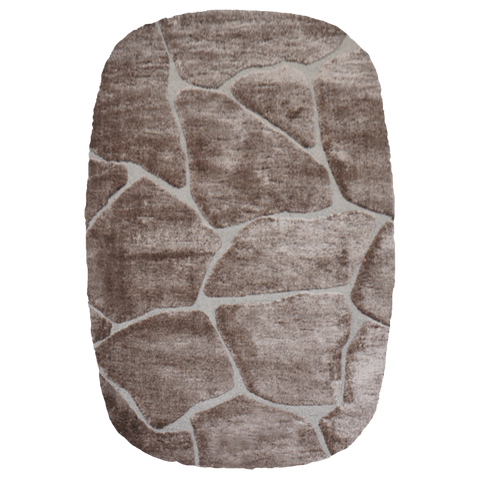 Vloerkleed Macy Bruin – Rounded Corners 200 x 290 cm