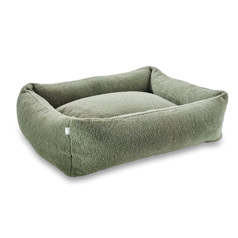 KLASSIEKE Hundebett - TEDDYGROEN