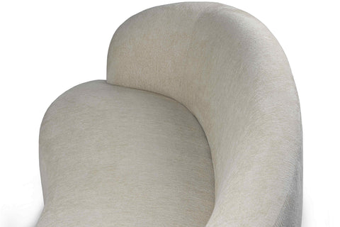 Bean Cream 9901 nanci fabric 3 seater sofa