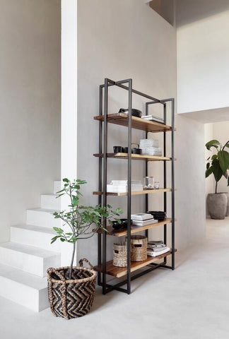 Bookrack Flare High, 5 open racks (Knock Down)