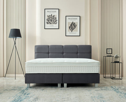 Boxspring Life Velvet Anthracite 180x200