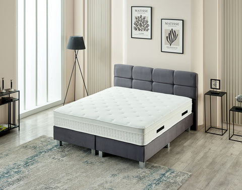 Boxspring Life Velvet Anthracite 180x200
