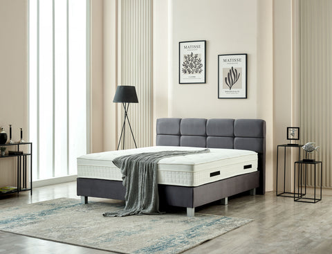 Boxspring Life Velvet Anthracite 180x200