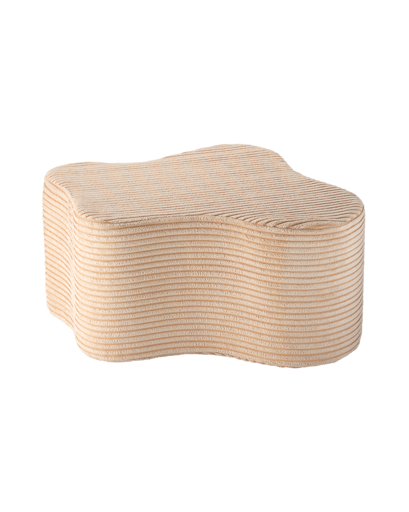 Nuage de pouf en nuage de sucre brun
