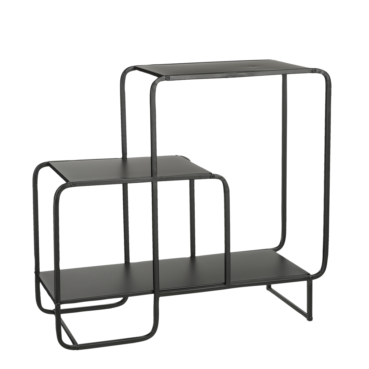 Jules Wandkast - L70 x B30 x H76 cm - Metaal - Zwart