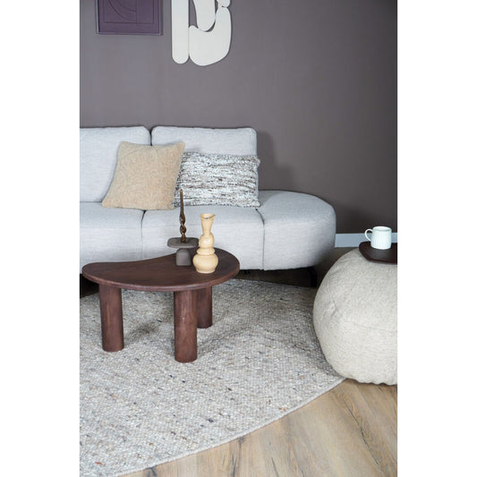 Vloerkleed Stone Donker Beige 417 - Kiezelvormig 200 x 280 cm