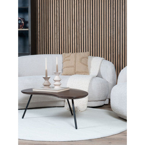 Vloerkleed Scott Wit Rond ø200 cm