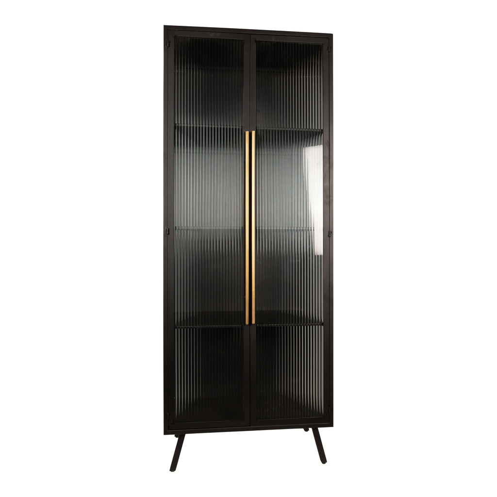Caeleen cabinet negro y dorado