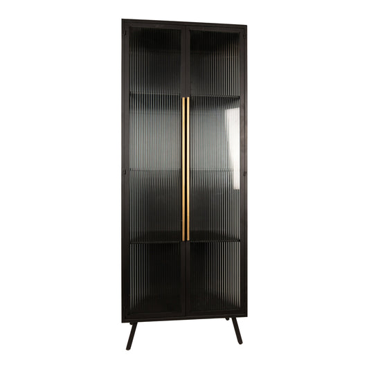Caeleen cabinet negro y dorado