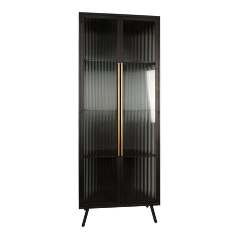 Caeleen cabinet negro y dorado