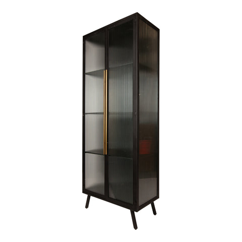 Caeleen cabinet negro y dorado