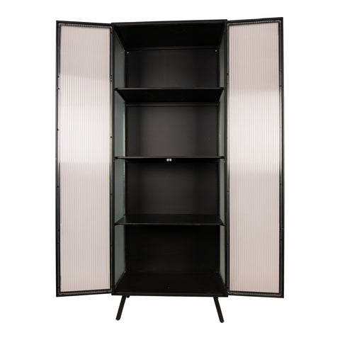 Caeleen cabinet negro y dorado