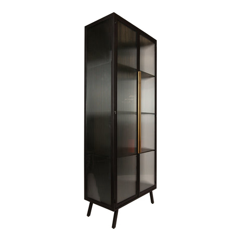 Caeleen cabinet negro y dorado