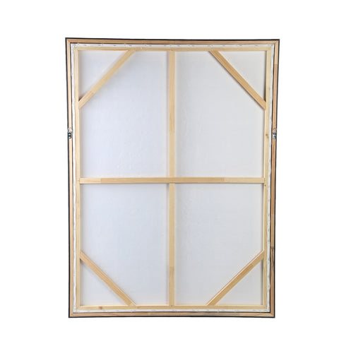 Panneau mural encadré en crème de Carmell en forme de rectangle en PS.