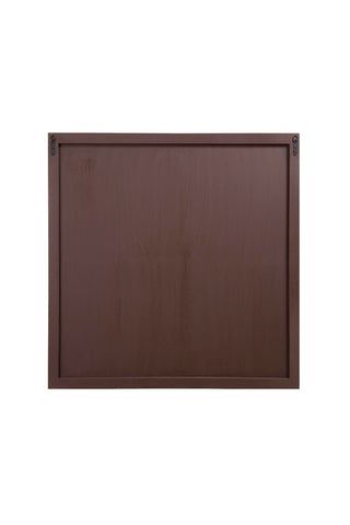 Brown MDF carved wall panel with antique look, size M.