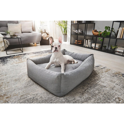 BUITEN Hundebett - GLADDE ZWARTE ZIJDE
