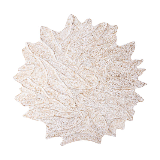 Ceanna Cream MDF pared de panel ondulado redondo L