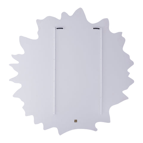 Ceanna Cream MDF pared de panel ondulado redondo L