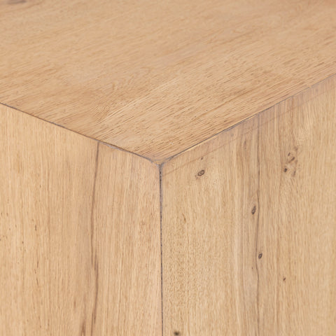 Chevar Natural oak wood pedestal SV2