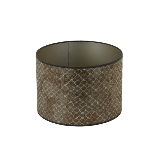 Cylinder lampshade Elodi - Bronze - 40x40x30cm