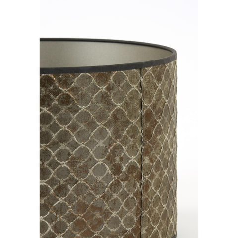 Cylinder lampshade Elodi - Bronze - 40x40x30cm
