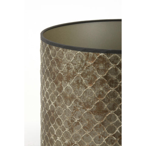 Cylinder lampshade Elodi - Bronze - 40x40x30cm