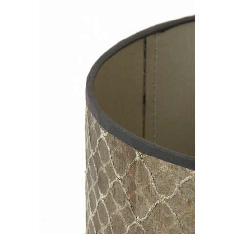 Cylinder lampshade Elodi - Bronze - 40x40x30cm