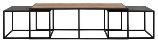 Mesa de centro Cosmo rectangular, juego de 3