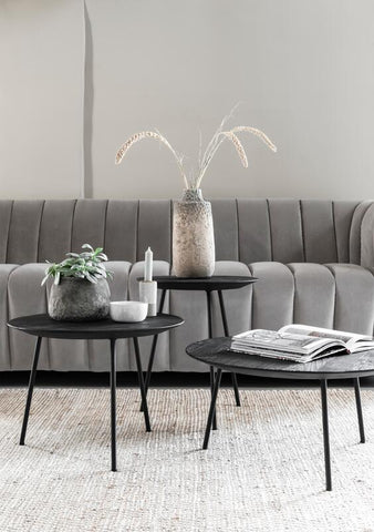 Table de café Jupiter de taille moyenne NOIR