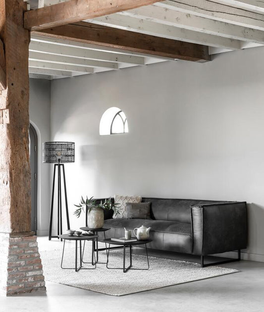 Table de café Neptunes grande NOIRE