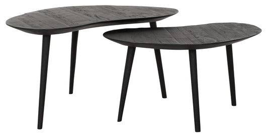 Mesa de centro Organus NEGRO, juego de 2