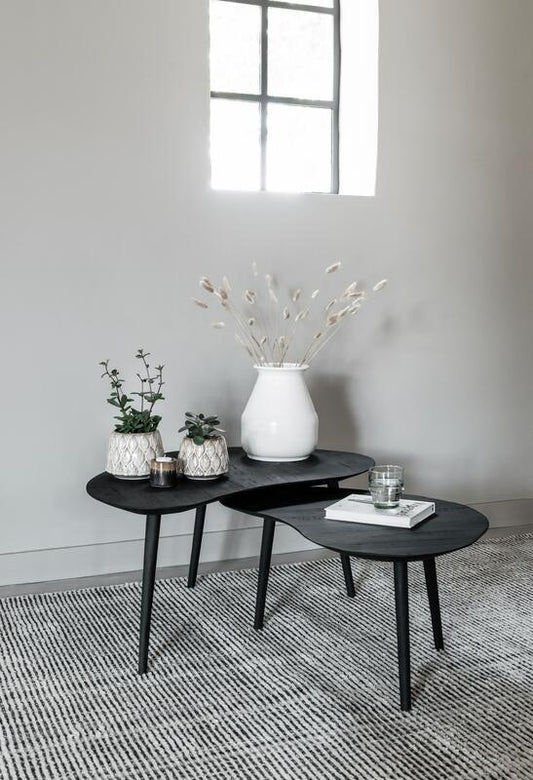 Mesa de centro Organus NEGRO, juego de 2