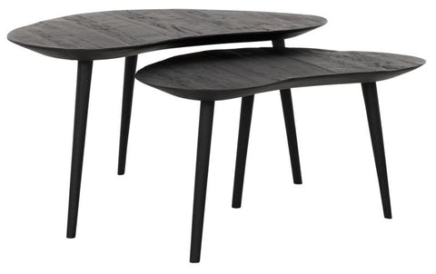 Mesa de centro Organus NEGRO, juego de 2