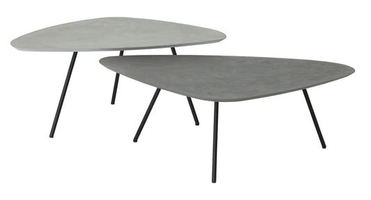 COFFEE TABLE PLECTRO EARTH, SET OF 2