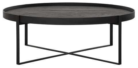 Table de café Pluto grande NOIRE