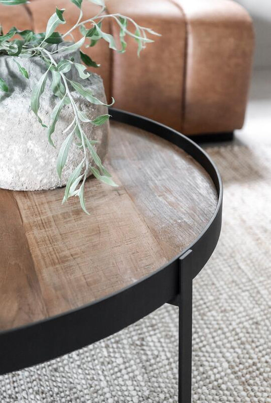 Table de café Pluto grande NATURELLE