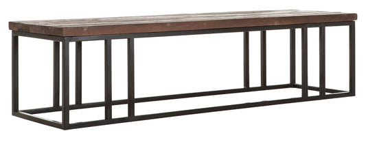 Mesa de centro de madera rectangular