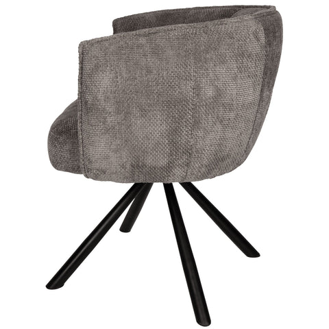 Silla de comedor giratoria en piedra.