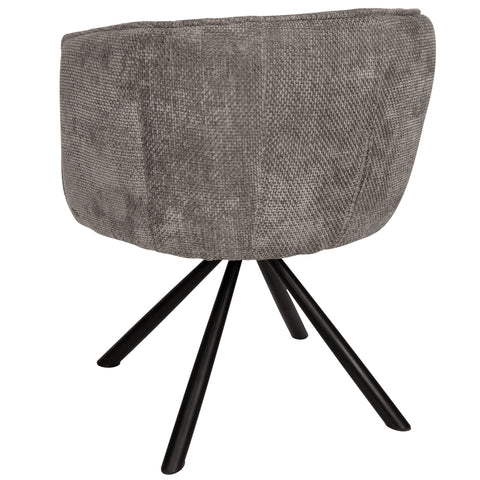 Silla de comedor giratoria en piedra.