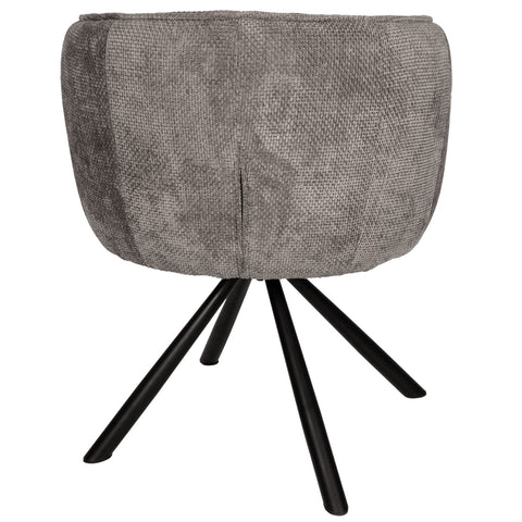 Silla de comedor giratoria en piedra.