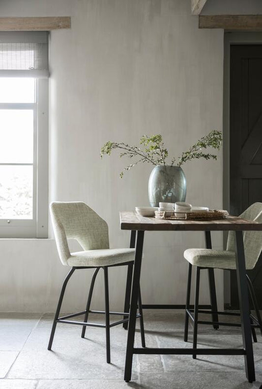 Tabla de contador de madera rectangular
