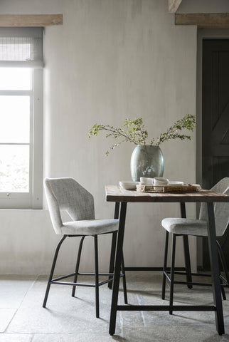 Tabla de contador de madera rectangular