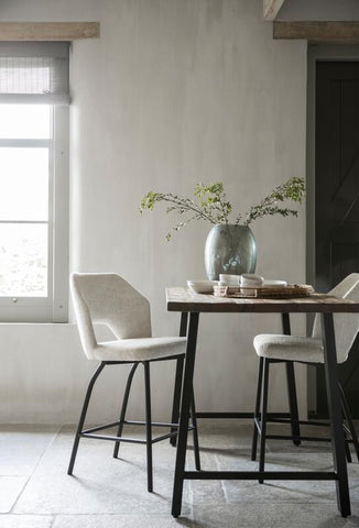 Tabla de contador de madera rectangular