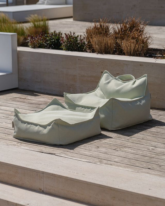 Wigiwama Outdoor Vierkante Poef - Groen