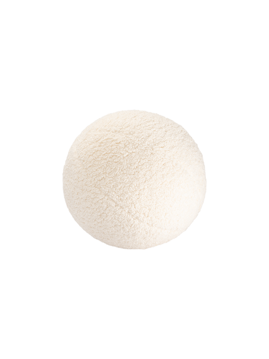 Crema Blanco Cojín de Bola