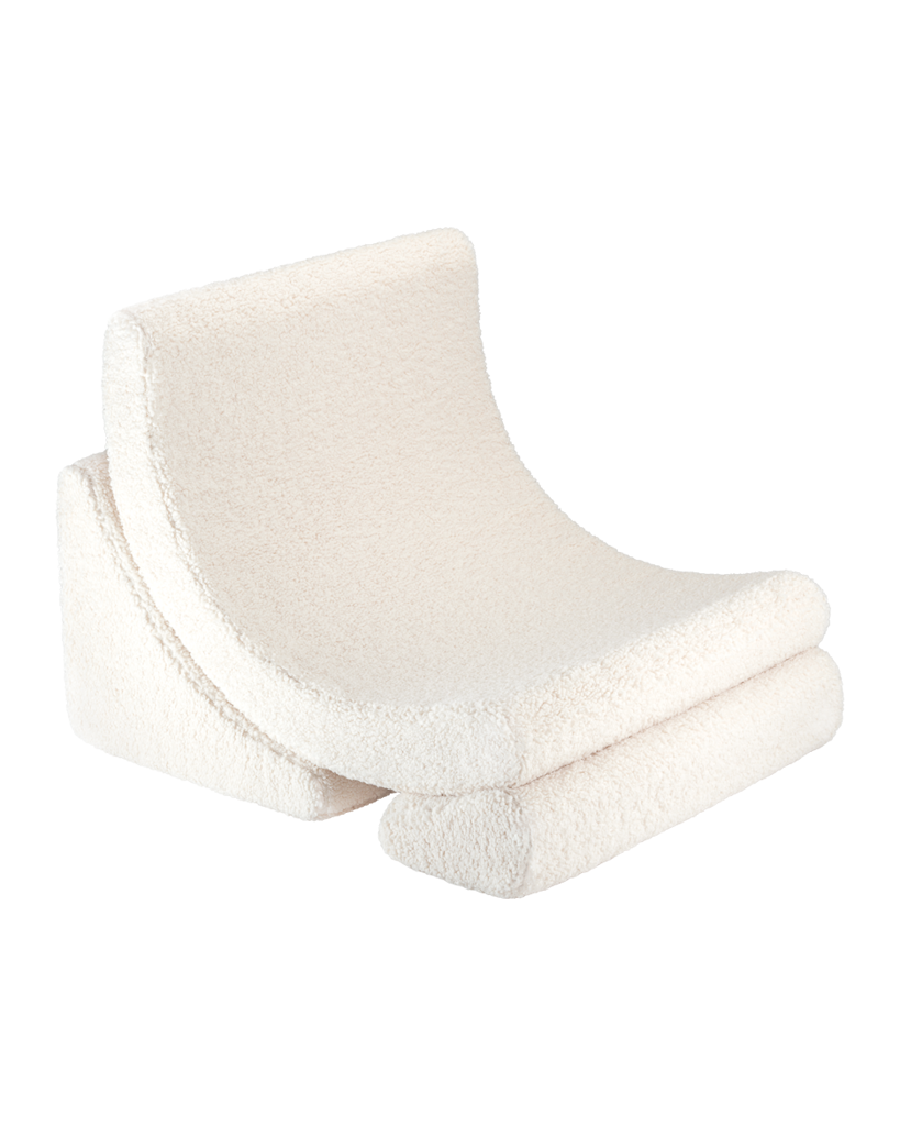 Silla de luna blanca crema