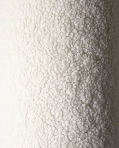 Crème Blanc Teddy Pouch