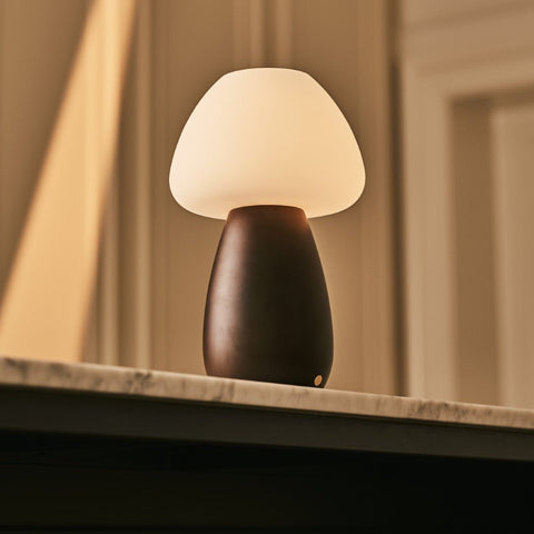 Bear Dark Bruin Stijlvol oplaadbare lamp-draadloos, dimbaar, milieuvriendelijk ontwerp