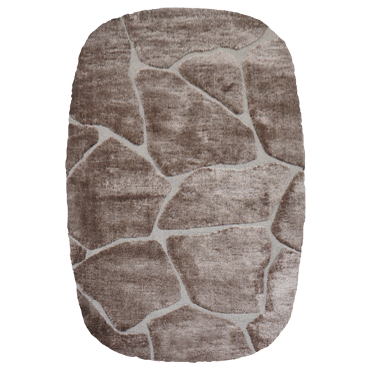 Vloerkleed Macy Bruin – Rounded Corners 160 x 230 cm