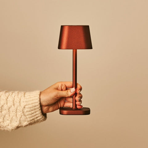 Ava Bronze - Oplaadbare tafellamp | Stijlvol, draadloos en dimbaar